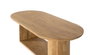 GINER Y COLOMER Mesa ovalada de madera de mango 210 cm